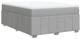 ΚΡΕΒΑΤΙ BOXSPRING ΜΕ ΣΤΡΩΜΑ ΑΝΟΙΧΤΟ ΓΚΡΙ 140X190 ΕΚ. ΥΦΑΣΜΑΤΙΝΟ 3285470