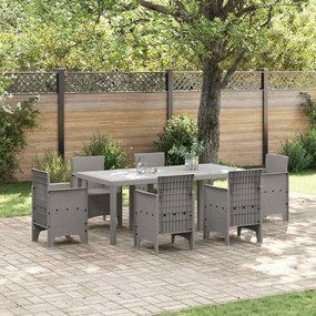 vidaXL Τραπέζι Κήπου Ανοιχτό Γκρι 200x100x73 εκ από πολυρατάν