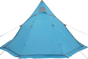 vidaXL Σκηνή Κάμπινγκ Tipi 5 Ατόμων Αδιάβροχη Μπλε