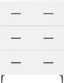 vidaXL Ντουλάπι Λευκό 69,5 x 34 x 90 εκ. από Επεξεργασμένο Ξύλο