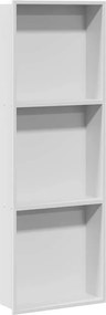 vidaXL Νίτσα Μπάνιου Λευκό 90 x 30 x 9,5 εκ. Ανοξείδωτο Ατσάλι