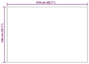 vidaXL Ριχτάρια 6 pcs Καμηλοπάρδαλη 210 x 140 εκ Μαλλί