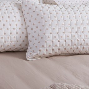 Ζεύγος Μαξιλαροθήκες Καπιτονέ (52x72) Nef-Nef Homeware Smart Donter Beige