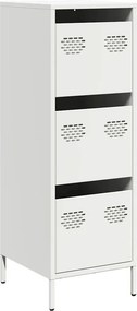 vidaXL Ντουλάπι Λευκό 39x35x103,5 εκ. από Ατσάλι