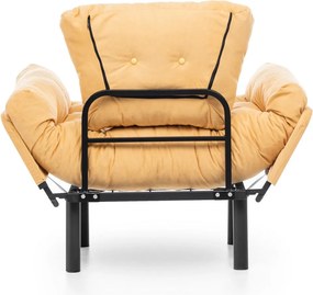 Πολυθρόνα Μουσταρδί NITTA SINGLE 70x95x85
