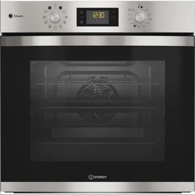 Indesit IFWS 3841 JH IX Φούρνος Εντοιχιζόμενος Inox 71lt A+