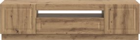 vidaXL Ντουλάπα LED Τηλεόρασης Artisan Δρυς Επεξεργασμένο Ξύλο