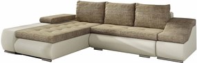 Γωνιακός καναπές Onar-Αριστερή-Μπεζ