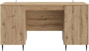 vidaXL Γραφείο Artisan Δρυς Επεξεργασμένο Ξύλο 142,5 x 50 x 75 εκ.