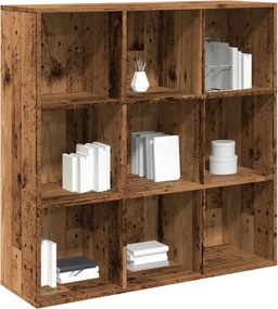 vidaXL Βιβλιοθήκη Παλιό Ξύλο 98 x 29 x 97,5 εκ.