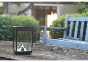 Φανάρι LED Μαύρο Κρυστάλλινο ABS 12 x 12 x 18 cm