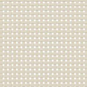 Συρταριέρα SENJA Λευκή Όψη Ρατάν 80x40x80 εκ. Μασίφ Ξύλο Πεύκου - Λευκό