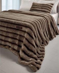 Κουβέρτα Βελουτέ Υπέρδιπλη (260x240) Guy Laroche Gazelle Beige