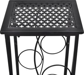 vidaXL Κάβα / Ραφιέρα Κρασιών για 8 Μπουκάλια Μεταλλική