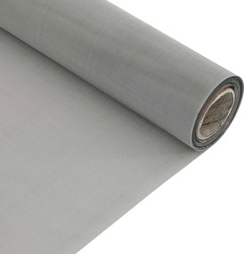 vidaXL Πλέγμα Οθόνης 120 mesh 100 x 2000 cm Ανοξείδωτο Ατσάλι 201