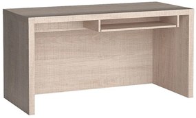 Τραπέζι γραφείου Stanton E121, Με ράφι πληκτρολογίου, 78x150x67cm, 59 kg, Santana βελανιδιά | Epipla1.gr