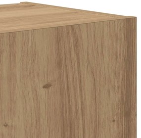 vidaXL Σύνολο Ντουλαπιών Τηλεόρασης Επιτοίχιο 4 pcs artisan δρυς