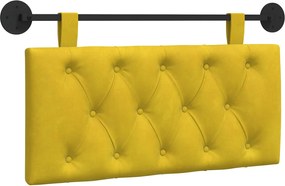 vidaXL Κρεμαστό Κεφαλάρι Κίτρινο Βελούδο