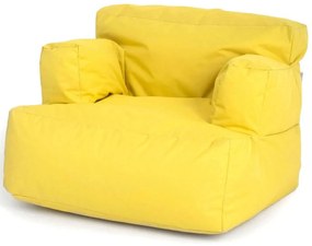 Πουφ Πολυθρόνα Αδιάβροχο Relax 535PFT1118 80x30x80cm Yellow