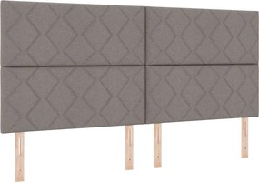 vidaXL Κεφαλάρι Taupe ύφασμα