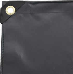 vidaXL Μουσαμάς Μαύρο 1,5 x 2 μ. 650 γρ./μ²
