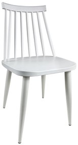 Καρέκλα Τραπεζαρίας ArteLibre CYGNET Λευκό PP/Μέταλλο 46x43x78cm
