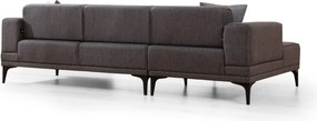 Corner Sofa-Bed Horizon Left - Dark Grey Dark Grey