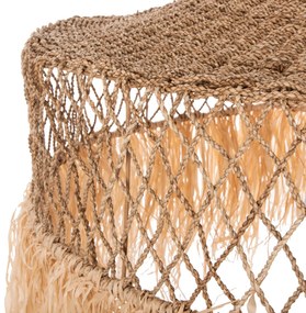 Φωτιστικό Οροφής Κρεμαστό C11918 Σχοινί -Ίνες Φοίνικα -Seagrass Φ123Χ223Υεκ. 123x123x223 εκ.