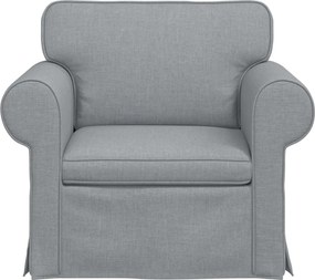 vidaXL Καναπές Ανοιχτό γκρι