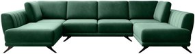 Γωνιακός καναπές Aquaria-Prasino