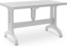 Τραπέζι πολυπροπυλενίου Callan Megapap χρώμα λευκό 120x70x73εκ.