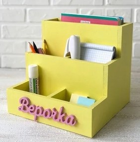 Intra απο ξύλο plywood 3mm-4mm πάχος - Θήκη αρχείου Stationery Organizer Δίασταση 30x30 cm Intraeaxys-joed8zn1
