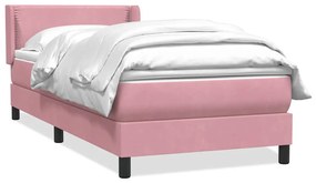 ΚΡΕΒΑΤΙ BOXSPRING ΜΕ ΣΤΡΩΜΑ ΡΟΖ 90X220 ΕΚ. ΒΕΛΟΥΔΙΝΟ 3318062