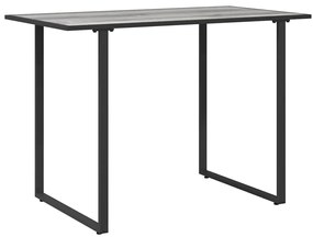 vidaXL Τραπέζι Κήπου Γκρι 100 x 55 x 70 εκ. Χάλυβας και DPC