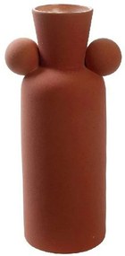 Βάζο Κεραμικό HAP313 15,5x11,5x31,5cm Terracotta Espiel Κεραμικό