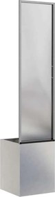 vidaXL Οθόνη Ιδιωτικότητας Κήπου Ασημί 32 x 32 x 150 εκ