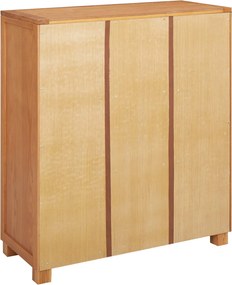 vidaXL Ντουλαπιού με συρτάρι Καφέ 80 x 35 x 95 εκ Στερεό Ξύλο Δρυός