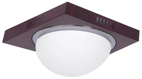 Φωτιστικό Πλαφονιέρα Homelighting Teco 77-1835 Chrome/Wood