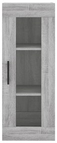 vidaXL Ντουλάπι Τοίχου Γκρι Sonoma 34,5 x 34 x 90 εκ.