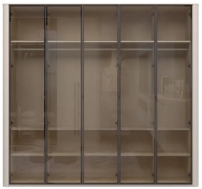 Ντουλάπα Dutchess πεντάφυλλη glass