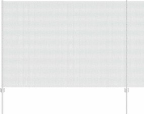 vidaXL Τεντώτο με στήριγμα Ασημί 1,5 x 10 m Ατσάλι