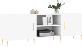 vidaXL Έπιπλο Τηλεόρασης Λευκό 150x30x50 εκ. από Επεξεργασμένο Ξύλο