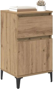 vidaXL Κομοδίνο Artisan Oak 40 x 35 x 70 εκ. Επεξεργασμένο ξύλο