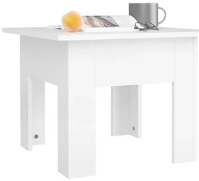 vidaXL Τραπεζάκι Σαλονιού Λευκό 55x55x42 εκ. Επεξεργ. Ξύλο