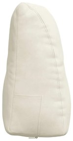 vidaXL Μαξιλάρι Πλάτης Κρεμ 80 x 24 x 50 εκ Βελούδο