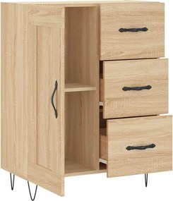 vidaXL Ντουλάπι Sonoma Δρυς 69,5 x 34 x 90 εκ. από Επεξεργασμένο Ξύλο