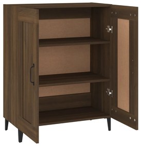 vidaXL Ντουλάπι Καφέ Δρυς 69,5 x 34 x 90 εκ. Επεξεργασμένο Ξύλο