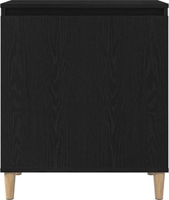 vidaXL Πλαϊνό γραφείο Μαύρο 60 x 35 x 70 cm Επεξεργασμένο ξύλο