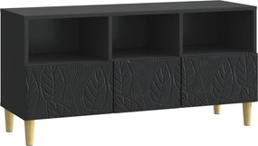 vidaXL Ντουλάπι TV 102 x 34,5 x 50 εκ. Μαύρο Επεξεργασμένο Ξύλο