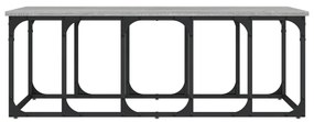Τραπεζάκι Σαλονιού Γκρι Sonoma 100x50x35,5 εκ. Επεξεργ. Ξύλο - Γκρι